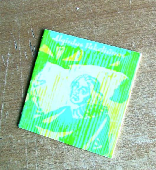 Dailininko Algirdo Pakeliūno grafikos kūrinių parodos katalogas