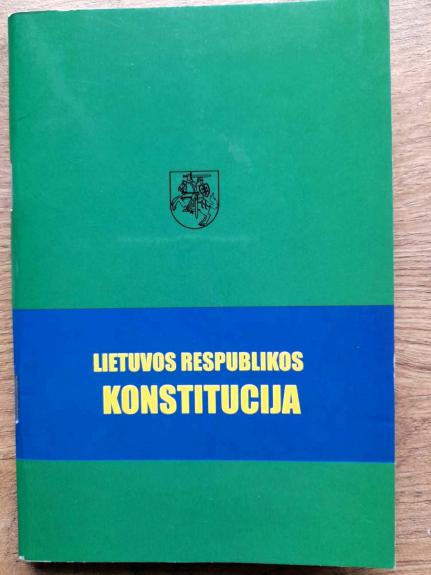 Lietuvos Respublikos Konstitucija - Lietuvos Tauta, knyga