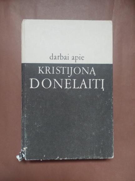Darbai apie Kristijoną Donelaitį