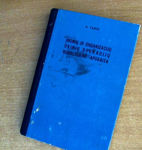 įmonių ir organizacijų ūkinių operacijų buhalterinė apskaita