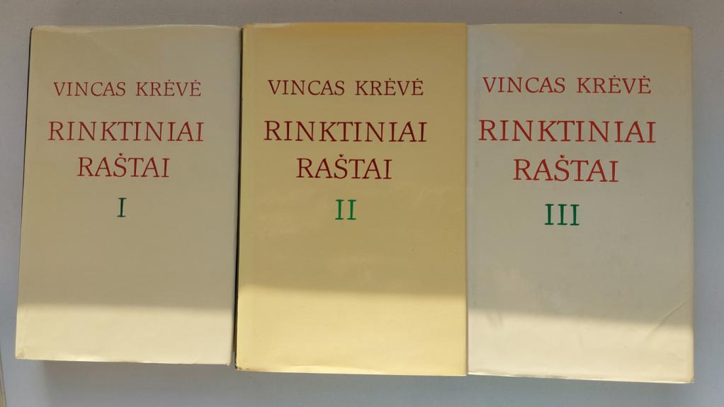 Rinktiniai raštai (3 tomai) - Vincas Krėvė, knyga