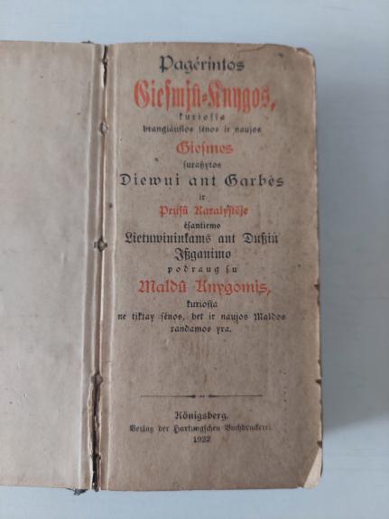 Pagerintos giesmių knygos