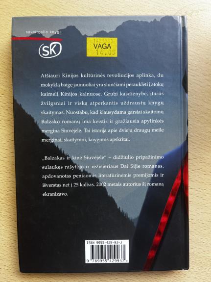 Balzakas ir kinė Siuvėjėlė - Sijie Dai, knyga 1