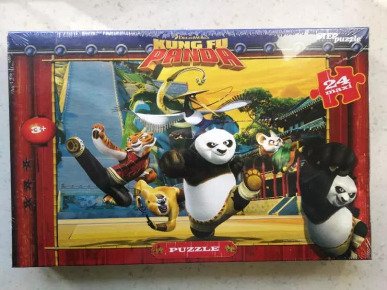 Dėlionė Puzzle maxi 24 "Kung Fu Panda" / Maxi 24 Puzzle Kung Fu Panda - , stalo žaidimas