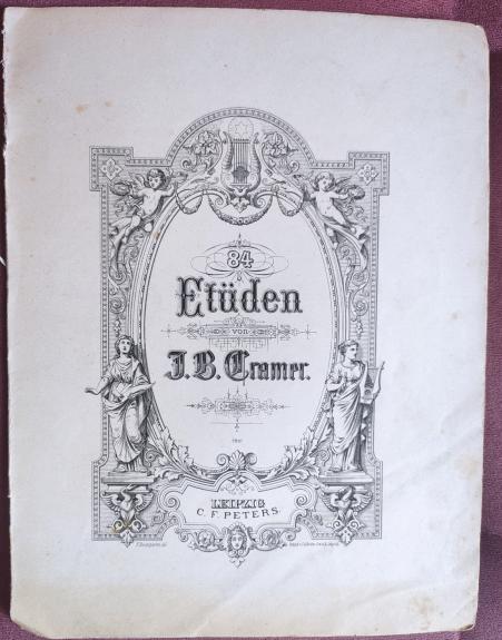 84 Etuden - J. B. Cramer, knyga 1