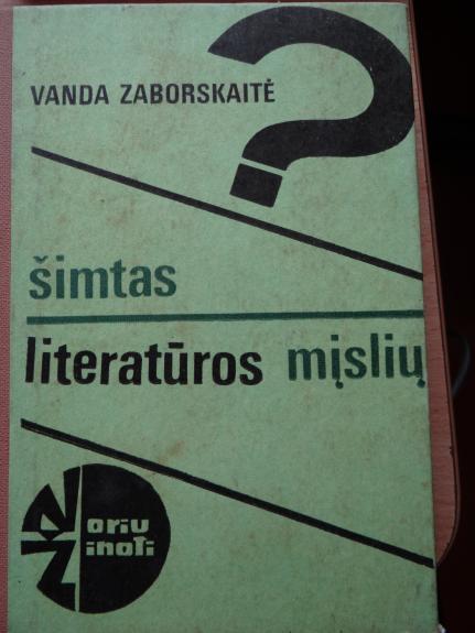 Šimtas literatūros mįslių