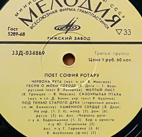 Dainuoja Sofija Rotaru