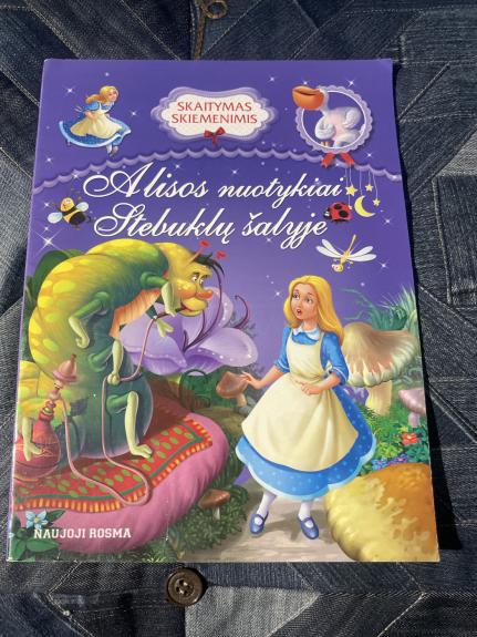 Alisos nuotykiai stebuklų šalyje. Skaitymas skiemenimis
