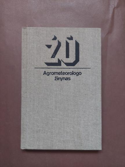 Agrometeorologo žinynas