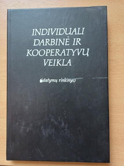 Individuali darbinė ir kooperatyvų veikla