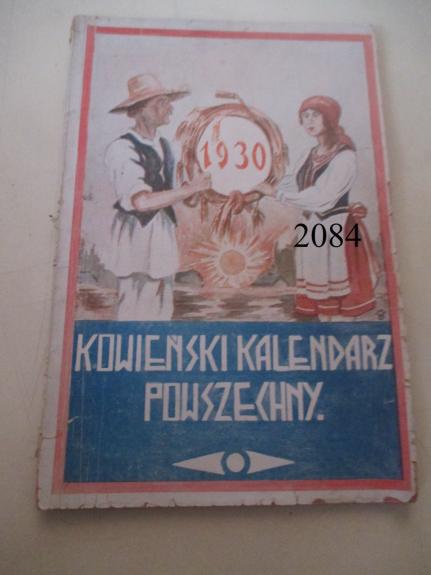 Kowienski kalendarz powszechny 1930