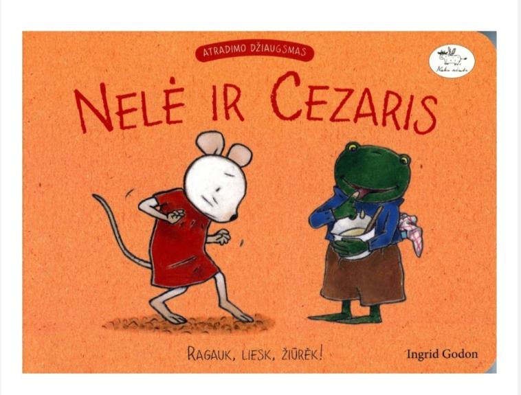 Nelė ir Cezaris. Ragauk, liesk, žiūrėk - Ingrid Godon, knyga 1