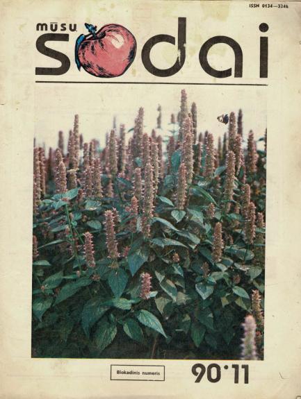 Mūsų sodai 1990 Nr. 11
