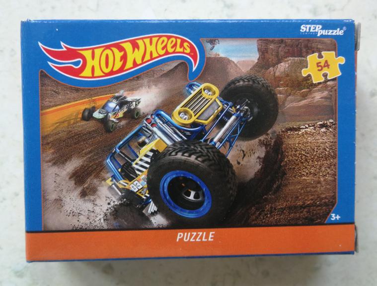 Dėlionė Puzzle 54 "Hot wheels" /9/ 54 Puzzle Mattel Hot wheels
