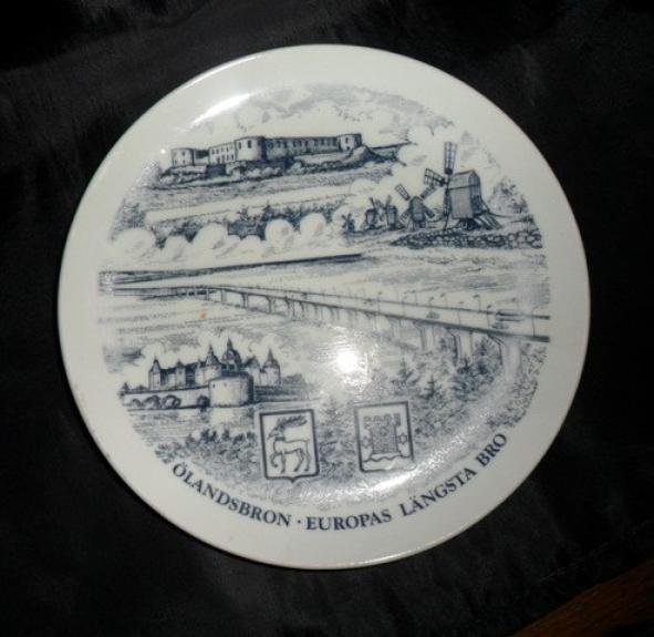 Dekoratyvinė lėkštė Elando tiltas Ölandsbron