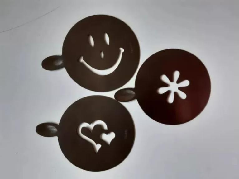 Ibili kavos puošybos dėkliukai