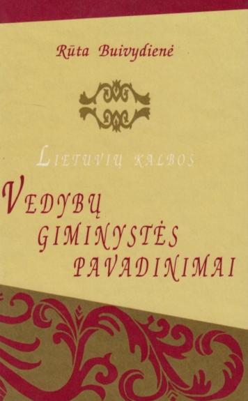 Lietuvių kalbos vedybų giminystės pavadinimai