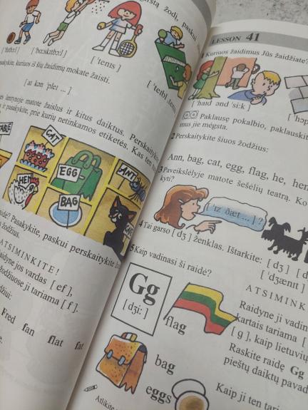 English 1 ( Anglų kalbos mokymo knyga 2 klasei) - Laima Kulvietienė, knyga 1