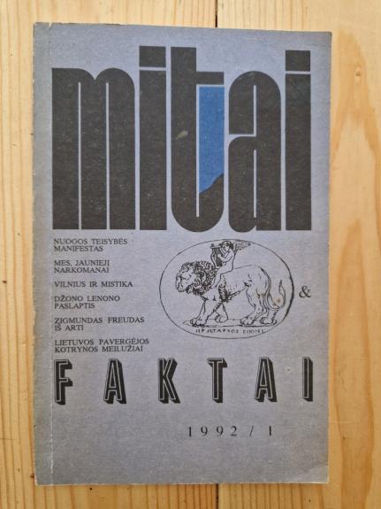 Mitai ir faktai, 1992 m., Nr. 1