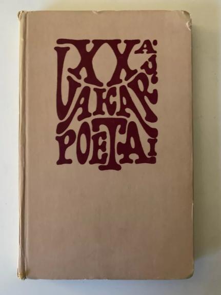 XX a. Vakarų poetai