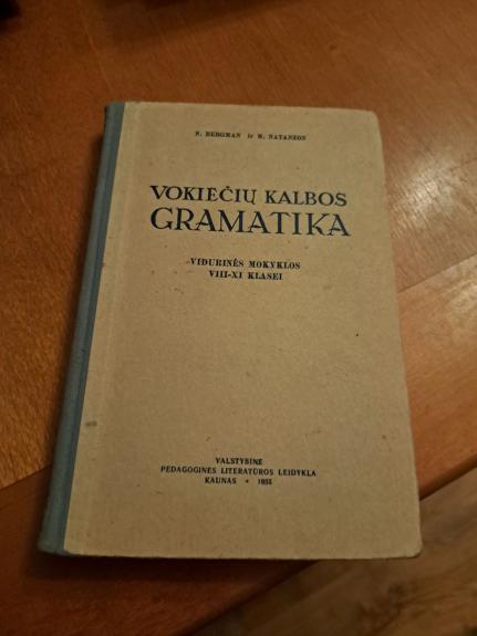 Vokiečių kalbos gramatika -  N.Bergman , knyga