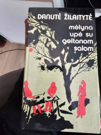 Mėlyna upė su geltonom salom