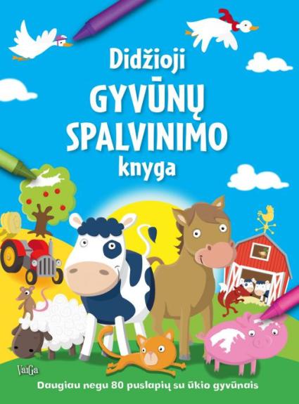Didžioji gyvūnų spalvinimo knyga
