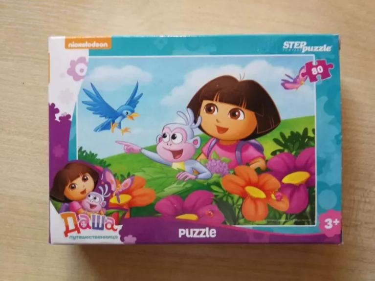 Dėlionė Puzzle 80 "Smalsutė Dora" /2/ 80 Dora the Explorer
