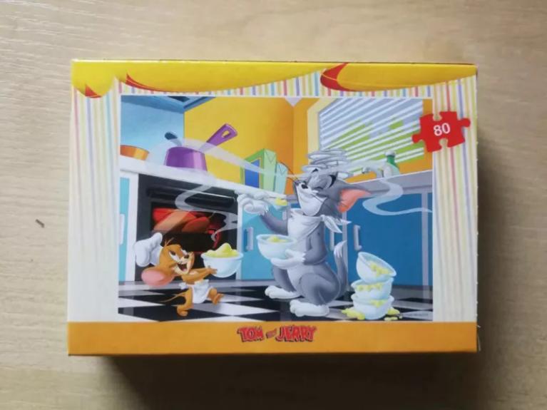 Dėlionė Puzzle 80 “Tomas ir Džeris” /2/ 80 Puzzle Warner Bros. Tom and Jerry - , stalo žaidimas