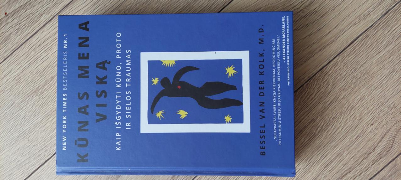 Kūnas mena viską - Bessel van der Kolk, knyga