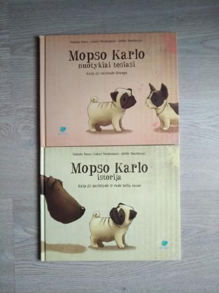 Mopsas Karlas dvi knygos