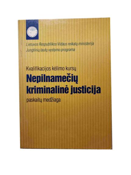 Nepilnamečių kriminalinė justicija