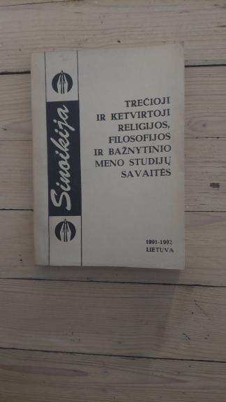 Trečioji ir ketvirtoji religijos, filosofijos ir bažnytinio meno studijų savaitės
