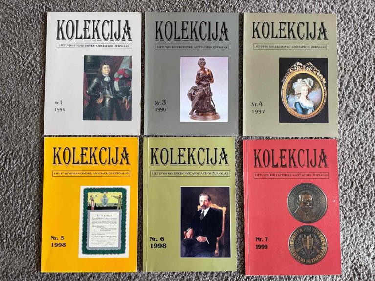 Žurnalas "Kolekcija" Nr. 1, 3, 4, 5, 6, 7