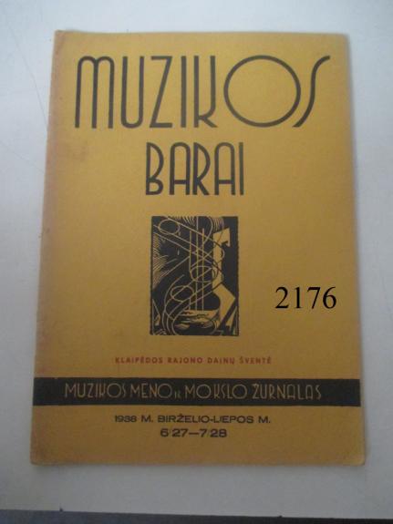 Muzikos barai, 1938 m., Nr. 7 - 6