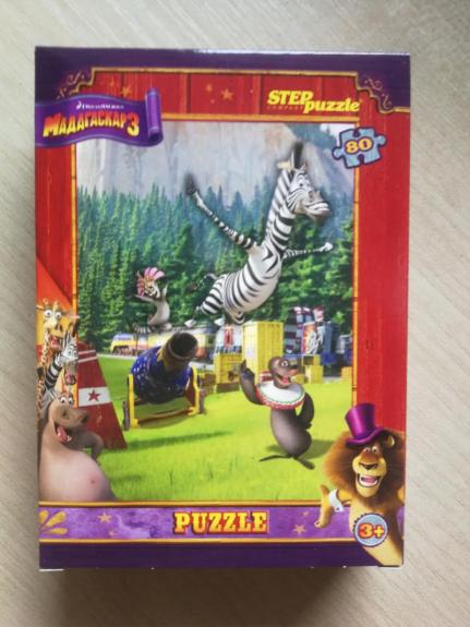 Dėlionė Puzzle 80 "Madagaskaras 3" /5/ 80 Puzzle Madagascar 3