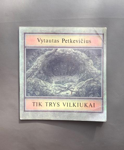 Tik trys vilkiukai - Vytautas Petkevičius, knyga