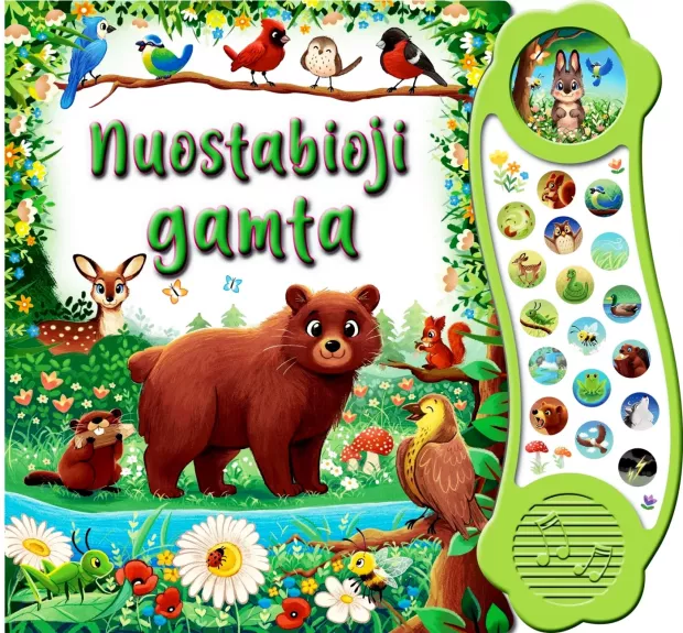 "Nuostabioji gamta". Su 18 garsų, 12+ mėn.