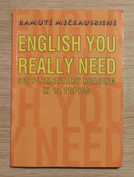 English You really need - Ramutė Mečkauskienė, knyga 1