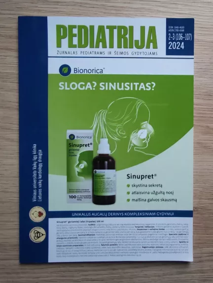 Pediatrija 2024m. NR. 2-3