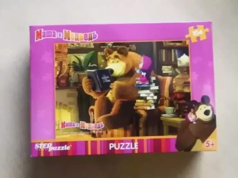 Dėlionė Puzzle 104 "Maša ir Meška" "Maša ir lokys" /  104 Puzzle Masha and the Bear