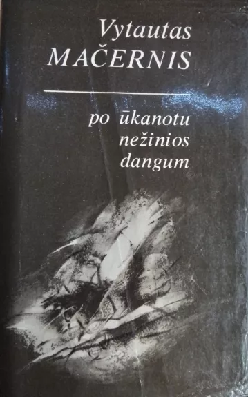 Po ūkanotu nežinios dangum - Vytautas Mačernis, knyga