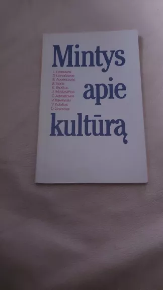 Mintys apie kultūrą