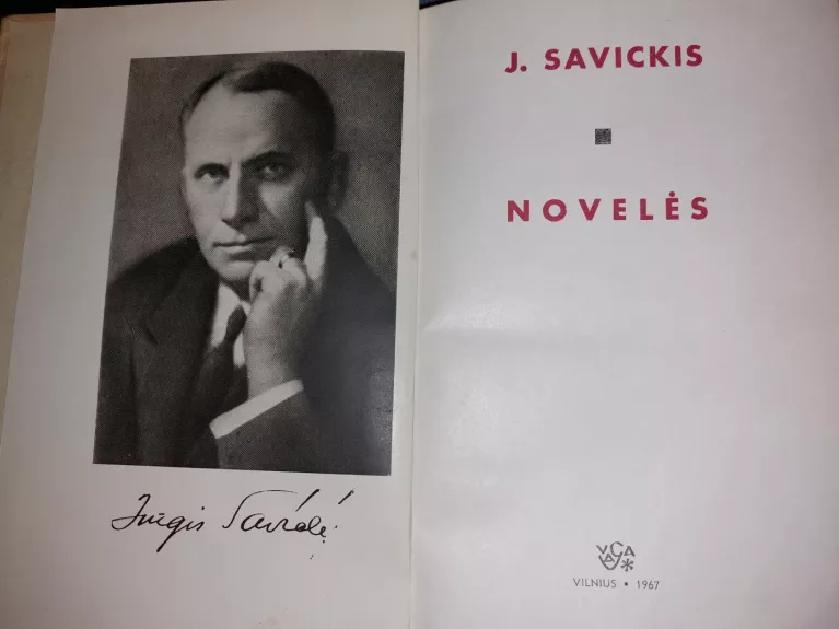 Novelės - Jurgis Savickis, knyga 1