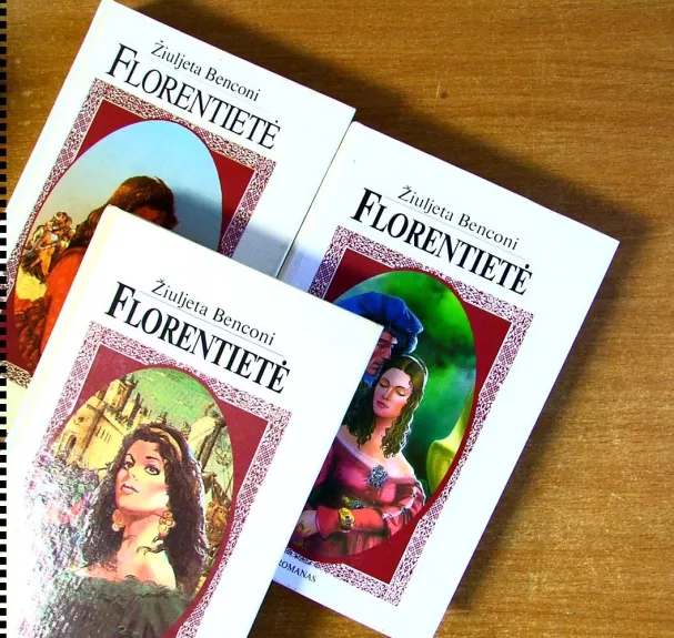 Florentietė (I II III dalys) - Žiuljeta Benconi, knyga