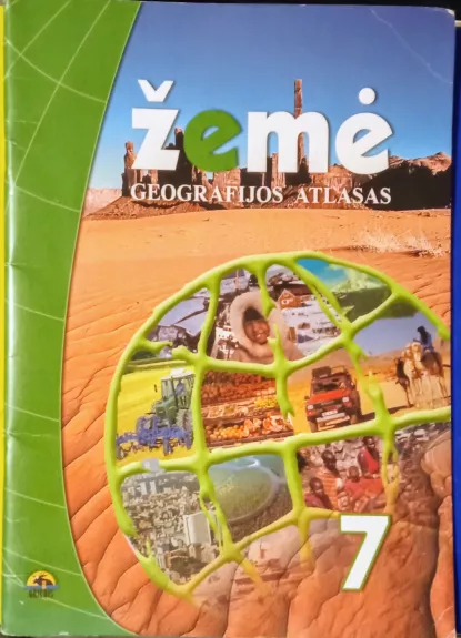 Žemė geografijos atlasas 7 klasei