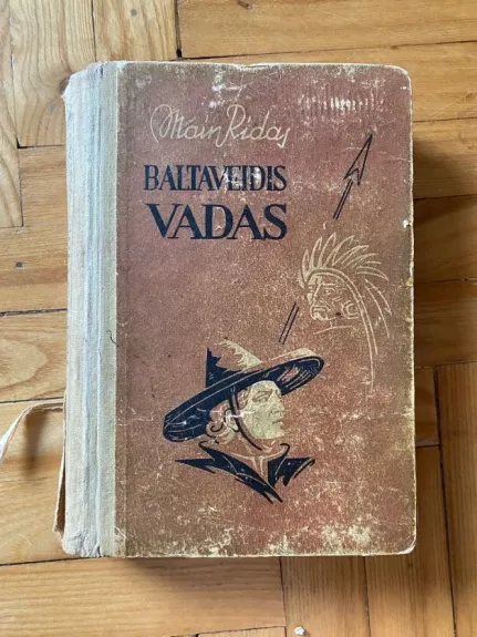Baltaveidis vadas - Tomas Main Ridas, knyga