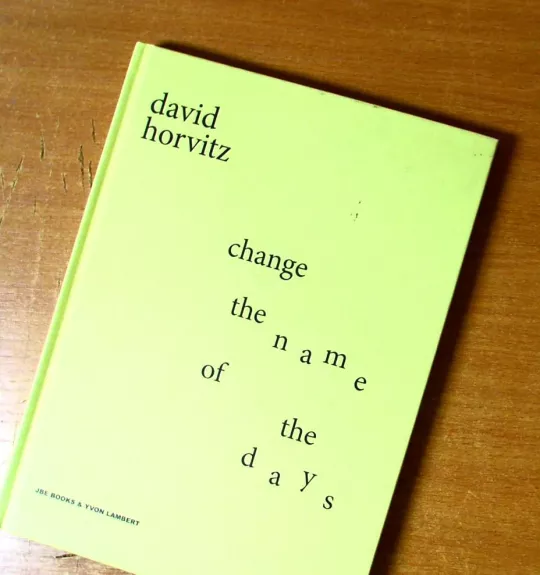 Change the name of the days