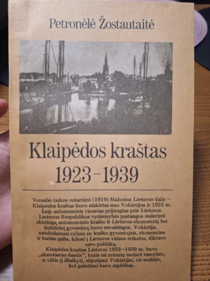 Klaipėdos kraštas 1923–1939 - Petronėlė Žostauskaitė, knyga