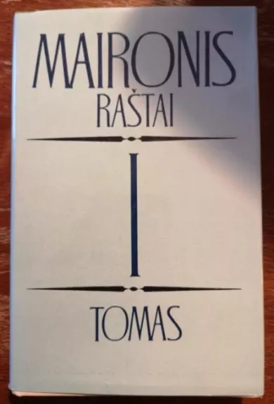 Raštai (I tomas)